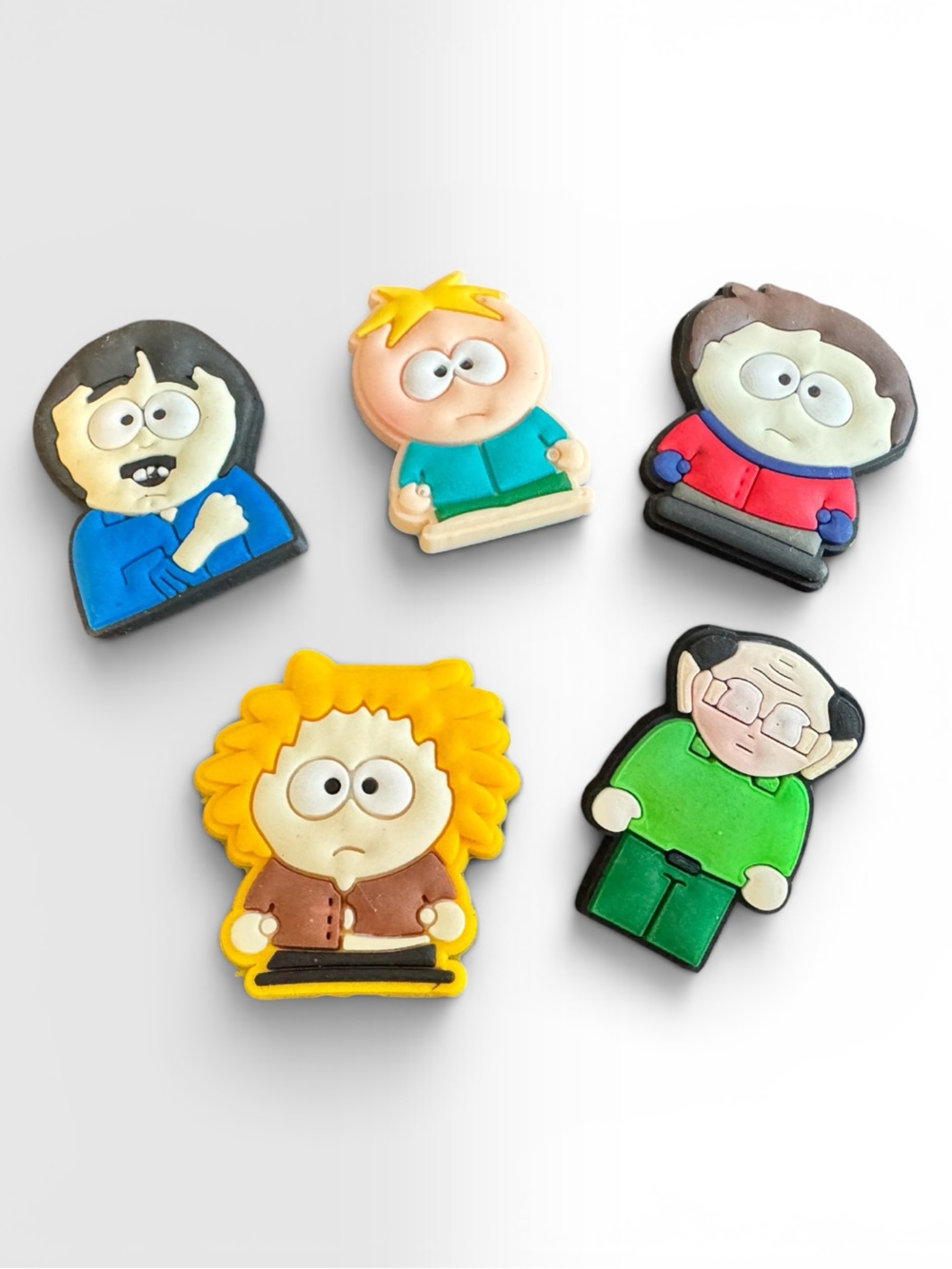 South Park Character Rubber Croc Charms - Set of 5